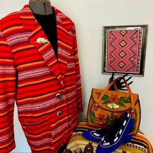Navajo print blazer